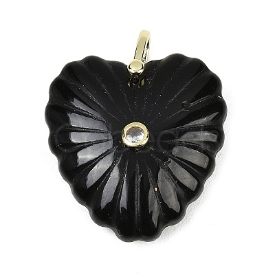 Natural Mixed Stone Carved Pendants G-C276-01G-1