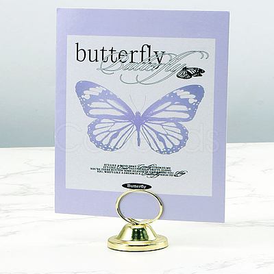 2Pcs Alloy Name Card Holder AJEW-LP0003-22LG-1
