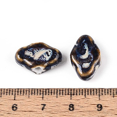 Handmade Porcelain Beads PORC-T133-30N-1