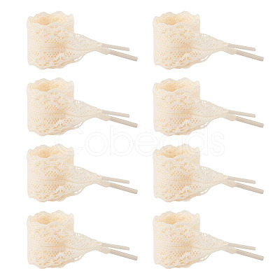 10 Pairs Polyester Lace Shoelaces AJEW-TA0003-14B-1