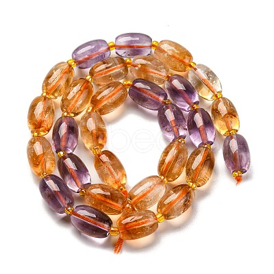 Natural Ametrine Beads Strands G-L610-C03-03-1