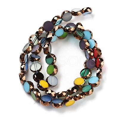 Glass Beads Strands GLAA-H032-04B-1