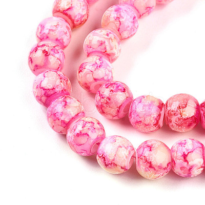 Baking Paint Glass Beads X1-DGLA-N003-6mm-A01-1