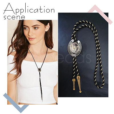 28Pcs 4 Style Alloy Cord Ends FIND-PH0004-26-1