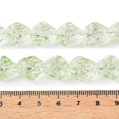 Electroplate Glass Beads Strands EGLA-N012-08G-1