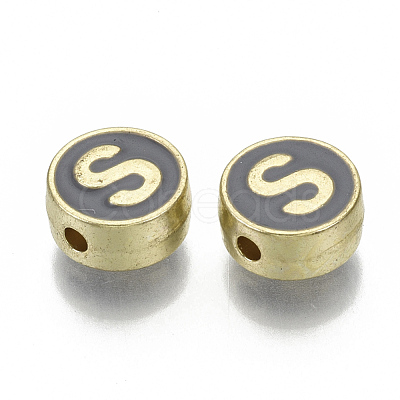 Alloy Enamel Beads ENAM-S122-028S-NR-1
