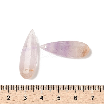 Natural Amethyst Lace Agate Pendants G-A244-01-1