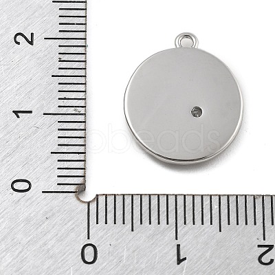 Brass Micro Pave Cubic Zirconia Pendants KK-D283-32P-02-1