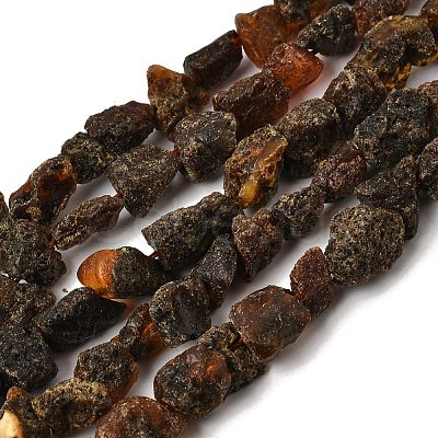 Raw Rough Natural Amber Beads Strands GG-CBAC13F-D01-01-1