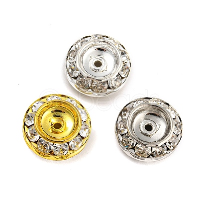 Brass Rhinestone Beads RB-F035-02-1