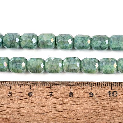 Anti-Tarnish Electroplate Glass Beads Strands EGLA-N027-03A-15-1