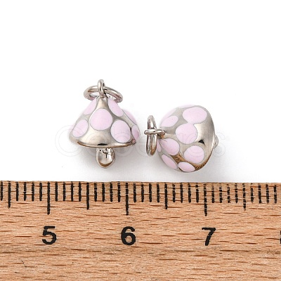 Brass Enamel Charms LS-ZIRC-P067-04P-NR-1