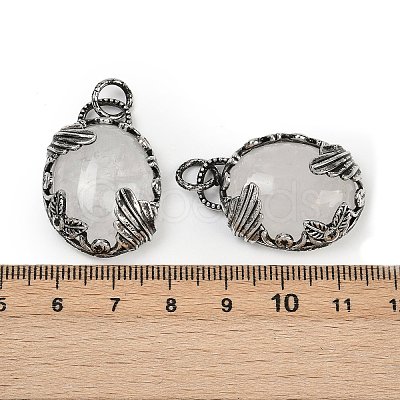 Natural Quartz Crystal Pendants G-Z101-02AS-11-1