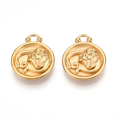 304 Stainless Steel Pendants STAS-N109-148G-06-1