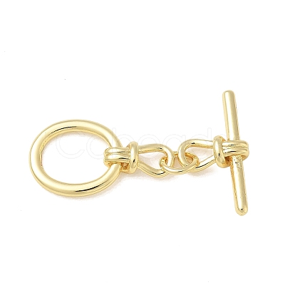 Brass Toggle Clasps KK-CBAFC6C-07H-G-1