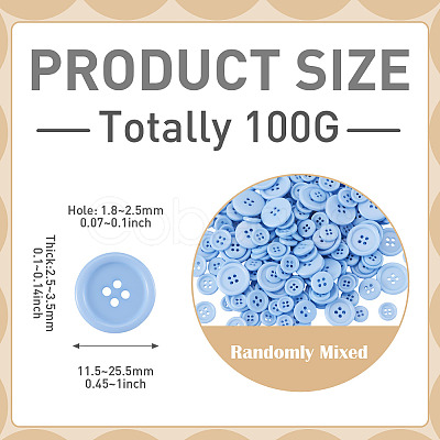 4-Hole Resin Buttons BUTT-TADJ0001-03C-1
