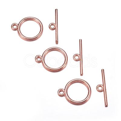 Tibetan Style Toggle Clasps X-TIBE-A12208-RG-NR-1