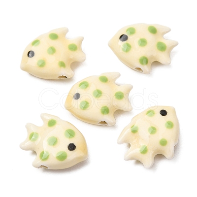 Handmade Porcelain Beads PR-Z001-02B-1