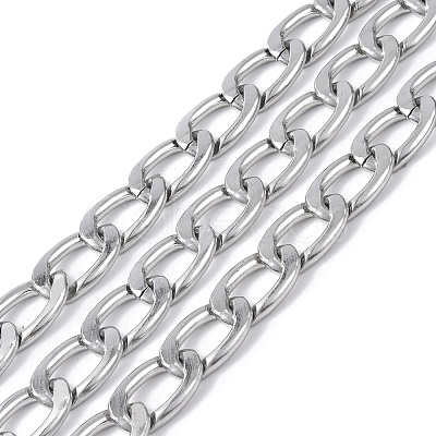 Oval Oxidation Aluminum Curb Chains CHA-K003-08P-1