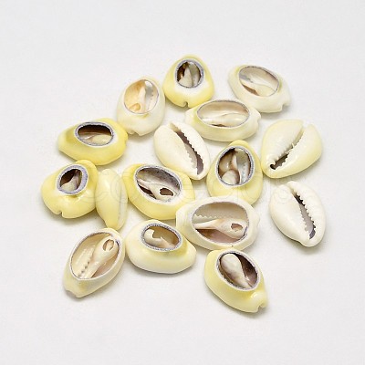 Natural Yellow Shell Oval Beads BSHE-O007-64-1