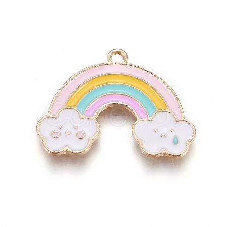 Zinc Alloy Pendants X-ENAM-P164-06-1