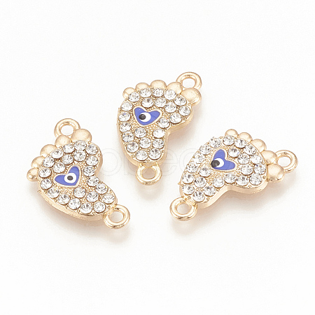 Jewelry Alloy Rhinestone Links connectors LS-ALRI-Q235-003G-1