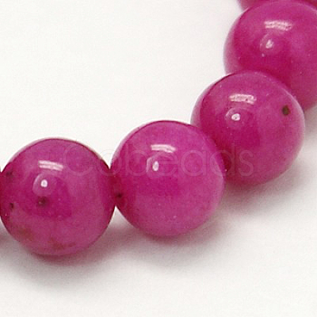 Natural Mashan Jade Round Beads Strands X-G-D263-4mm-XS12-1