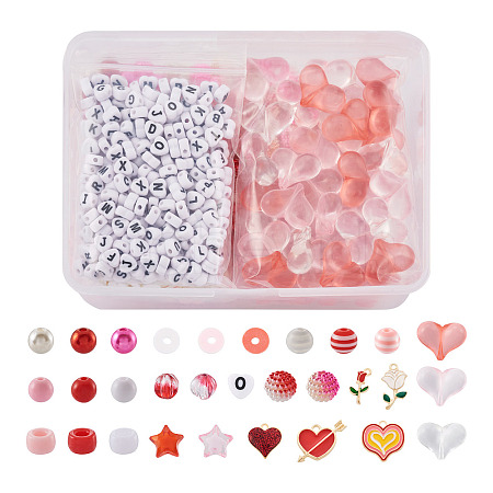 DIY Jewelry Making Finding Kit for Valentine's Day DIY-CD0001-44-1