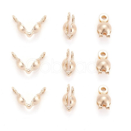 Yellow Gold Filled Bead Tips KK-A130-02-1