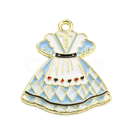 Alloy Enamel Pendants ENAM-K070-05A-G-1