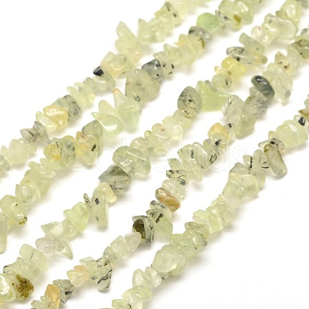 Prehnite Chip Bead Strands G-M205-11-1