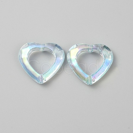 Plating Acrylic Beads MACR-WH0010-20A-01-1