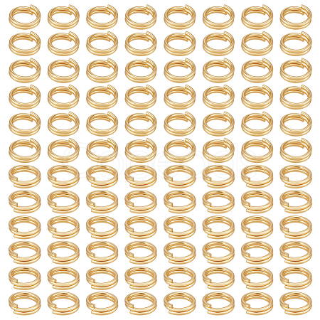 2Sets Brass Keychain Clasps KK-BC0014-47A-1