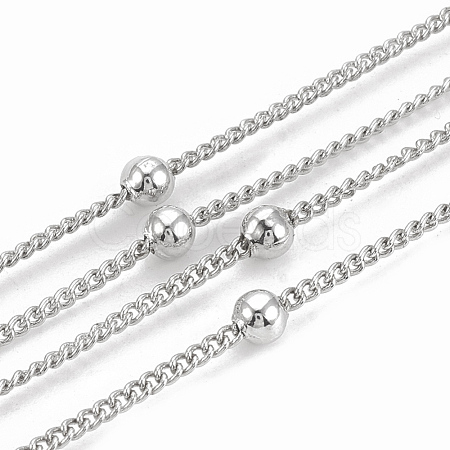 Soldered Brass Curb Chains CHC-S003-05P-1