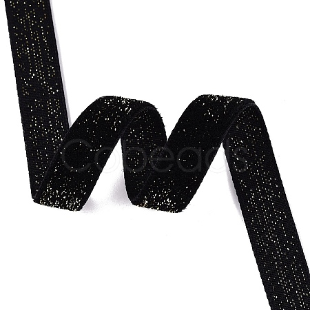 Glitter Sparkle Single Face Velvet Ribbon SRIB-Q023-01B-11-1