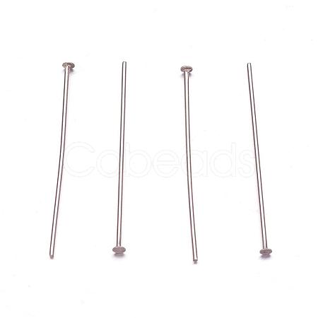 Tarnish Resistant 304 Stainless Steel Flat Head Pins STAS-H358-09C-1