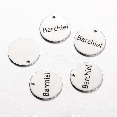 Non-Tarnish Spray Painted 201 Stainless Steel Charms STAS-I051-A03-1