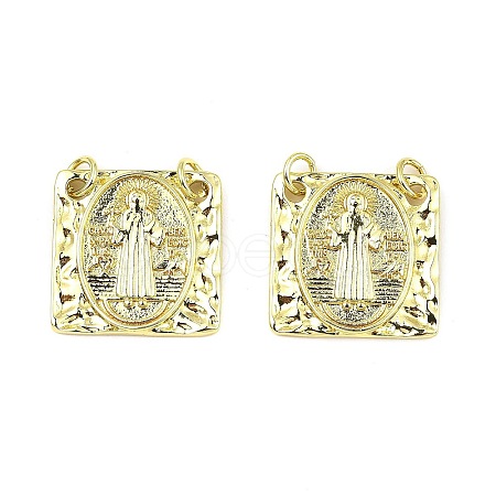Brass Pendants KK-K346-04G-1