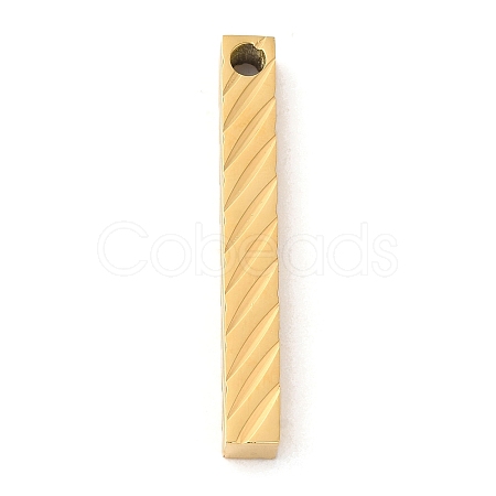 Ion Plating(IP) 304 Stainless Steel Pendants STAS-D039-02B-G-1