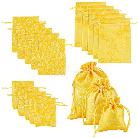 18Pcs 3 Style Cloth Packing Pouches ABAG-PH0001-11A-1