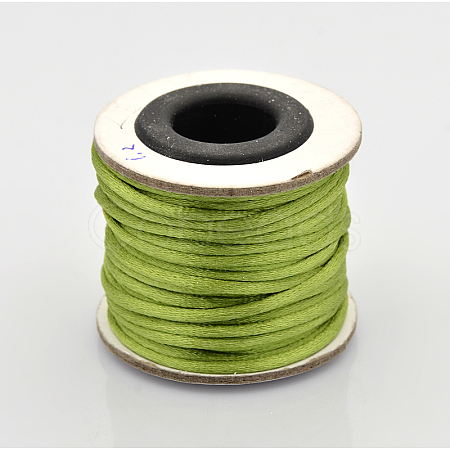 Nylon Satin Rattail Cords NWIR-O001-A-15-1