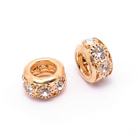 Alloy Crystal Rhinestone Beads PALLOY-WH0081-52B-03-1