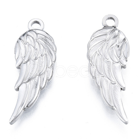Non-Tarnish 201 Stainless Steel Pendants X-STAS-N098-181P-1