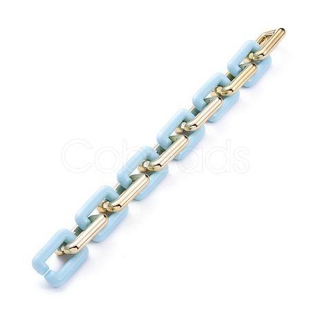 Handmade CCB Plastic Cable Chains AJEW-JB00669-03-1