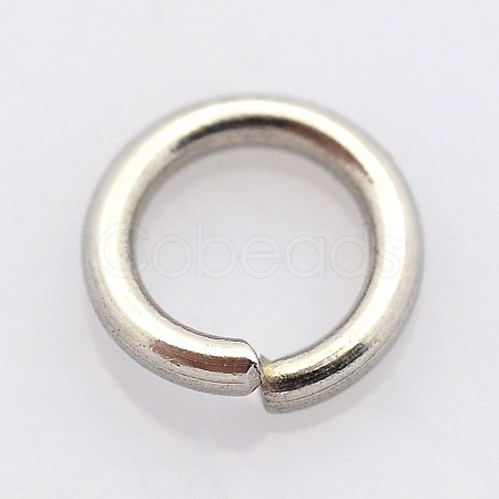 Tarnish Resistant 304 Stainless Steel Open Jump Rings A-STAS-E067-07-5mm-1