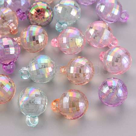 Transparent Acrylic Beads X-TACR-S154-44C-1