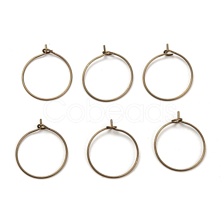 Brass Wine Glass Charm Rings EC067-2AB-NF-1