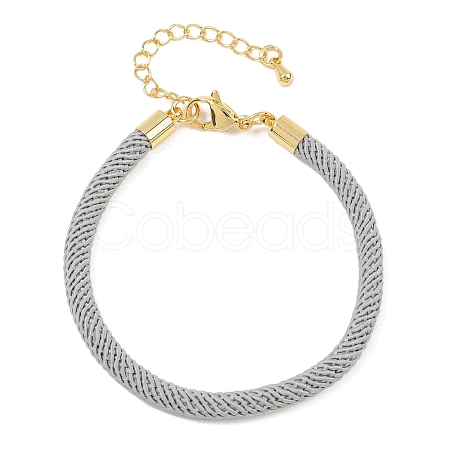 4.5MM Round Nylon Milan Cord Bracelet Making LS-BJEW-I245-01G-27-1