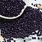 Baking Paint Glass Seed Beads, Cylinder, Indigo, 2.5x2mm, Hole: 1.4mm, about 45359pcs/pound