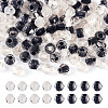 2Bags 200Pcs Transparent Glass Beads GLAA-TA0003-44G-1